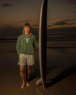 Load image into Gallery viewer, Bruut x Woodstock Washed Crewneck [GREEN]
