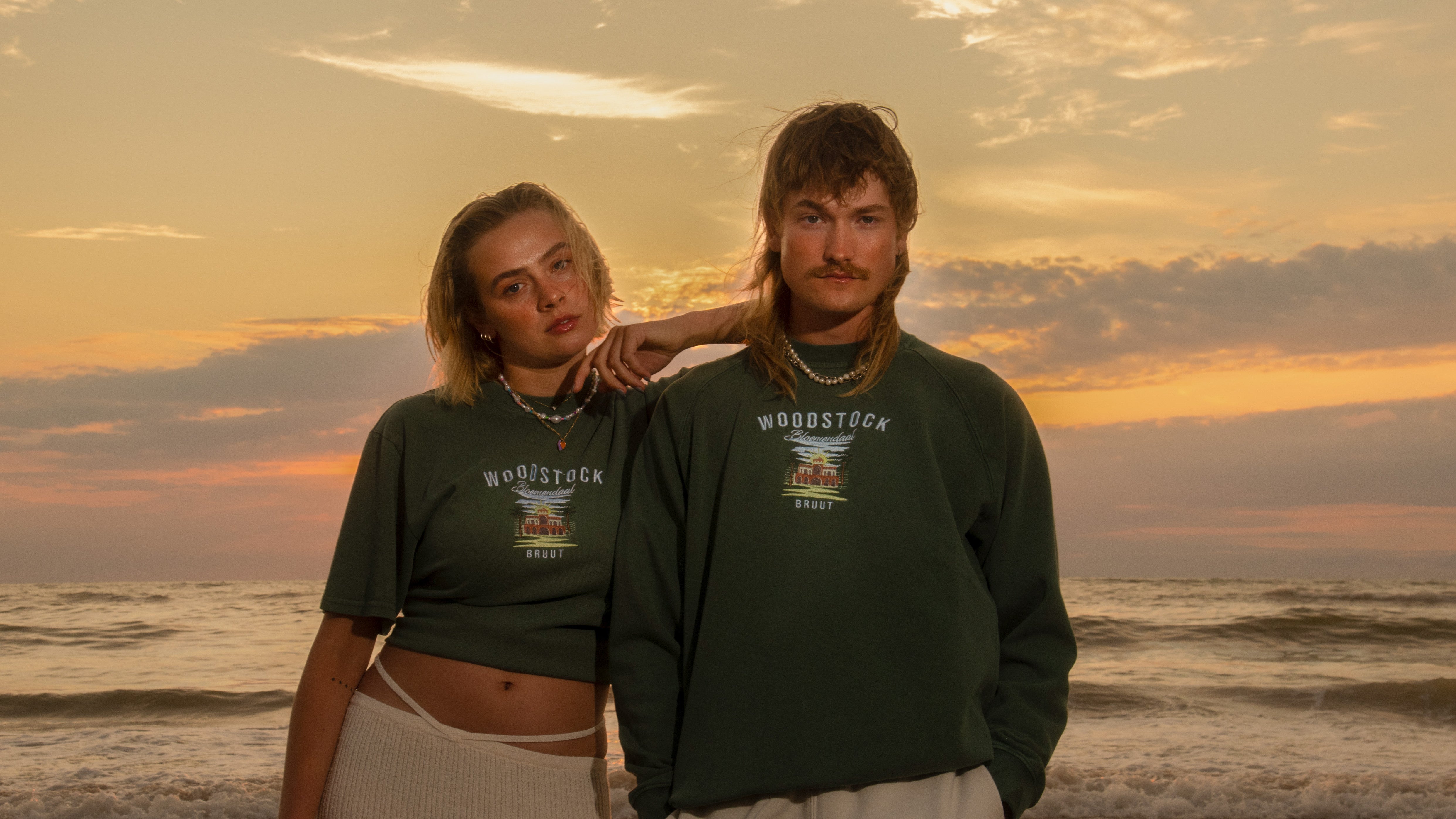 Bruut x Woodstock Washed T-Shirt [GREEN]