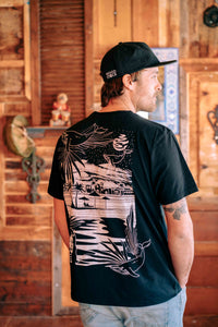 Woodstock Crew T-Shirt [BLACK]
